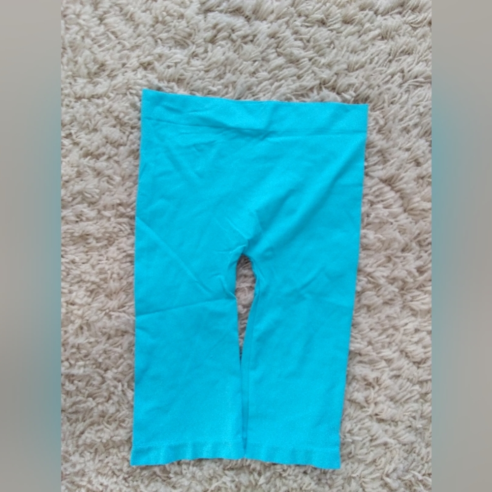 Mopas Free Size Blue Spandex Shorts